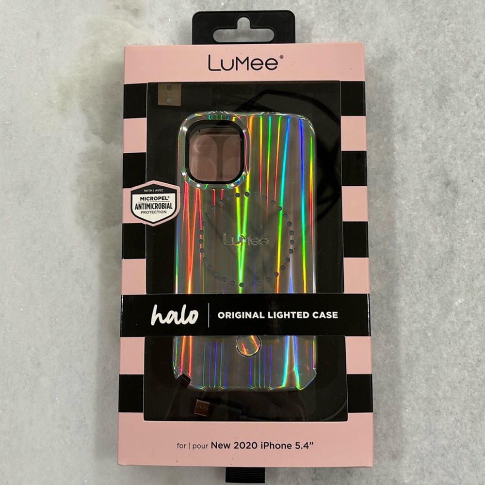 LuMee Paris Hilton Holographic Halo lighted phone case
